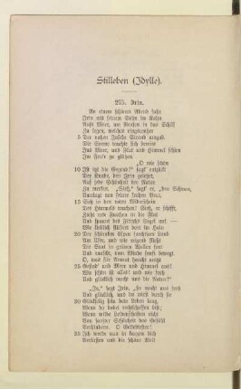 Stilleben (Idylle).