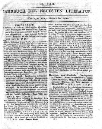 1801-11-02 : 108. Stück