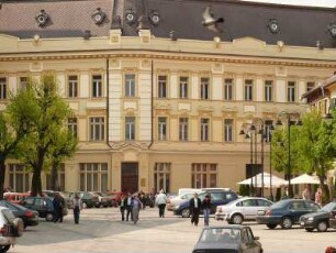 Im Stadtzentrum von Sibiu, Kulturhauptstadt Europas 2007