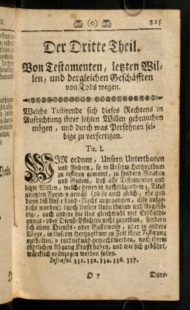325-425, Uber den dritten Theil