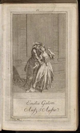 Emlia Galotti Aufz. 5. Auftr. 7.