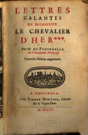 Lettres galantes de Monsieur le chevalier d'Her