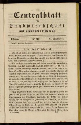 1835. No. 26. 25. September