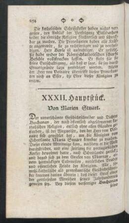 XXXII. Hauptstück. Von Marien Stuart