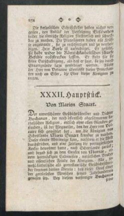 XXXII. Hauptstück. Von Marien Stuart