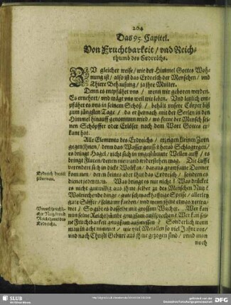 Das 95. Capitel. Von Fruchtbarkeit, und Reichthumb des Erdreichs