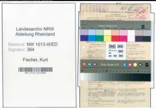 Entnazifizierung Kurt Fischer , geb. 08.11.1898 (Lehrer)