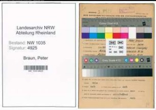 Entnazifizierung Peter Braun , geb. 03.04.1911 (Steiger)