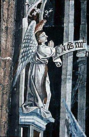 Ecce Homo innerhalb des gemalten Sakramentshäuschens