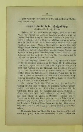 Johann Friedrich der Großmüthige