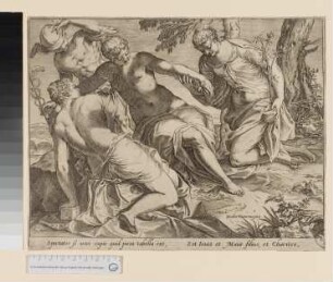 Merkur und die drei Grazien
