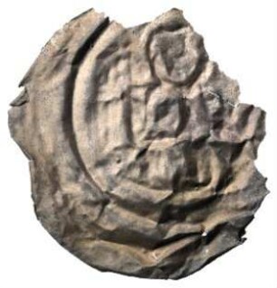 Fundmünze, Brakteat, 1200 - 1250