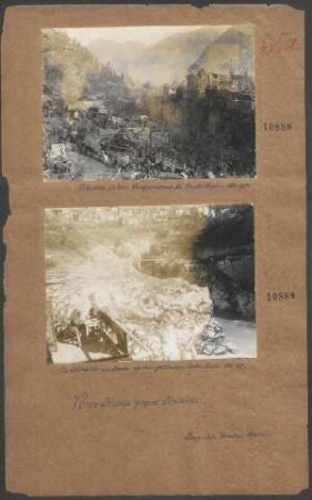 Erbeutetes ital. Kriegsmaterial bei Santa Lucia