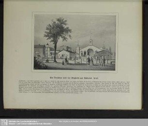 Der Dresdner und der Magdeburger Bahnhof. 1840