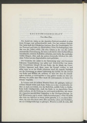 Rechtswissenschaft