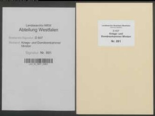Amt Reineberg - Vogtei Schnathorst - Bauerschaft Tengern: Unterlagen der Revisionskommission - Band 1