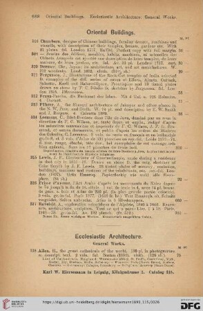 Oriental Buildings (Nr. 308 - 317)