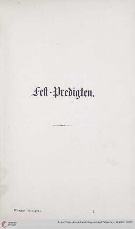 Fest-Predigten