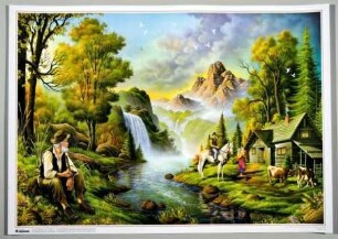 Poster mit Darstellung des Herbstes