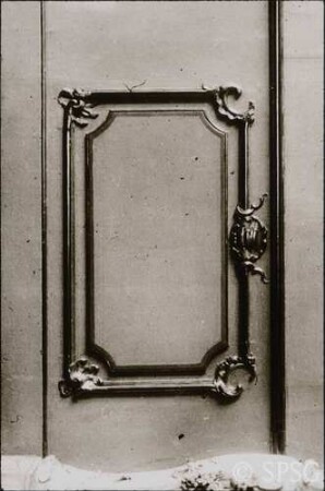 Berlin, Schloss Charlottenburg, Neuer Flügel, Schreibkammer, R. 355, Detail.