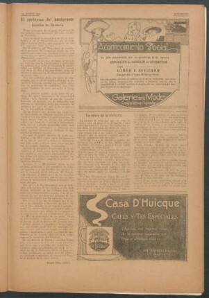 El problema del inmigrante : Iniciativa de Rivadavia