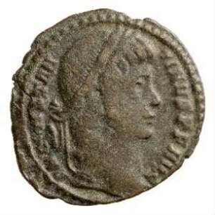 Münze, Follis, Aes 3, 337 - 340 n. Chr.