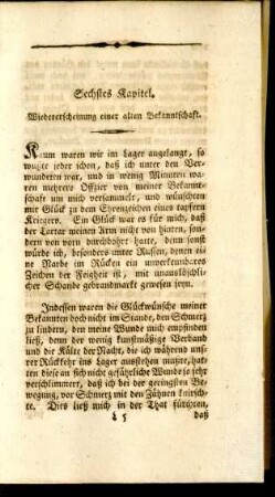 Sechstes Kapitel. Wiedererscheinung einer alten Bekanntschaft.