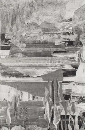 Abstrakte Materialkomposition "Landscape"