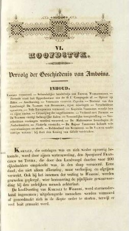 VI. Hoofdstuk. Vervolg der geschiedenis van Amboina