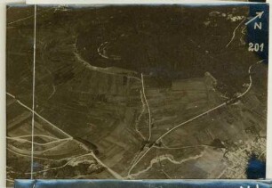 Foto des Geländes westlich von Nogent-l'Abbesse (Luftbild)