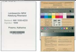 Entnazifizierung Katharina Prasmo , geb. 28.02.1906 ()