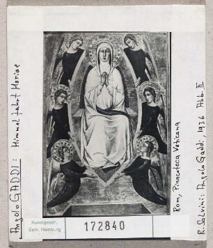 Agnolo Gaddi: Himmelfahrt Mariä. Rom, Pinacoteca Vaticana