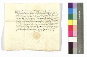 Hans von Bachenstein zu Döttingen: Schuldverschreibung.