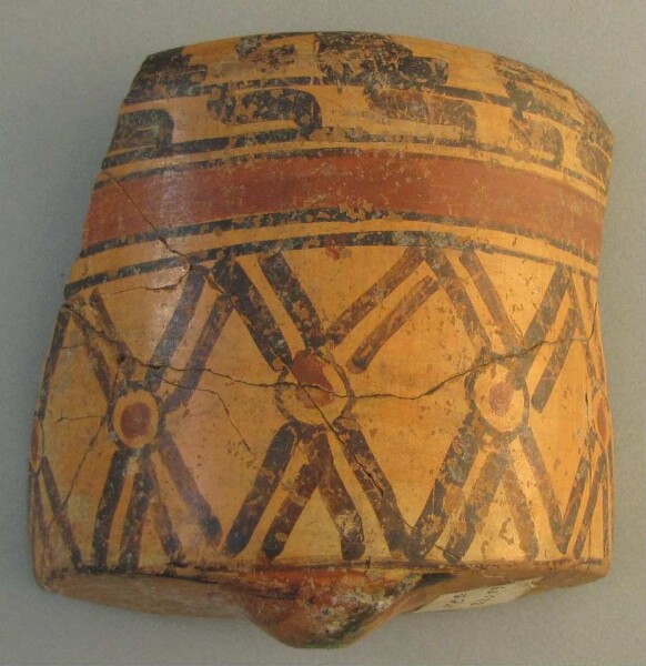 Fragment of a clay vessel