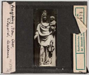Augsburg, Dom: Chor, Südportal, Madonna