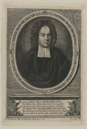Bildnis des Gottfried Arnold