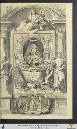 Carolus II. Rex Hispaniarum Indiarumque.