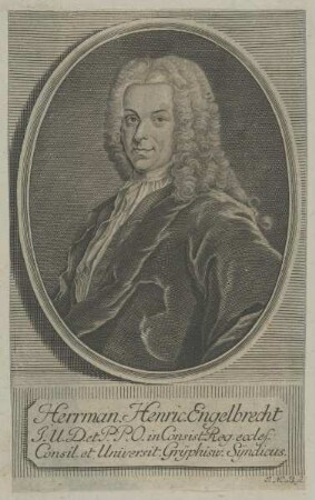 Bildnis des Herman. Henric. Engelbrecht
