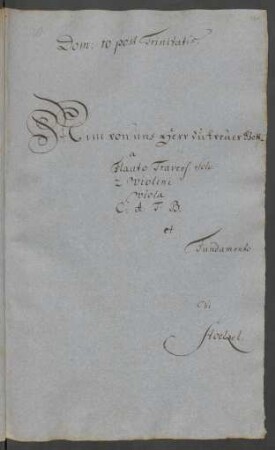 Nimm von uns Herr du treuer Gott; V (4), Coro, orch, bc