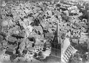 Hildesheim, Luftaufnahme, Innenstadt, St. Andreas