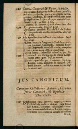 120-131, Jus Canonicum