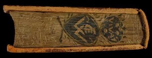 Goldschnitt mit Punzierungen und Wappen