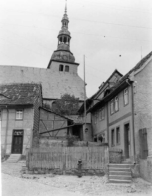 Oberkirche Bad Frankenhausen : Bad Frankenhausen. Blick zur Kirche Unserer Lieben Frauen am Berge