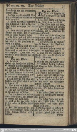 Der 113. Psalm