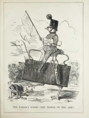 The tailor's goose - the terror of the army