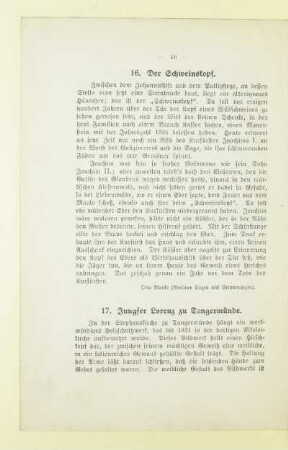 16. Der Schweinskopf