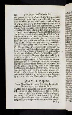 126-133, Das VIII. Capittel