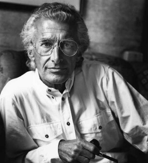 Harry Mulisch (1927-2010; niederländischer Schriftsteller). Amsterdam, 1992