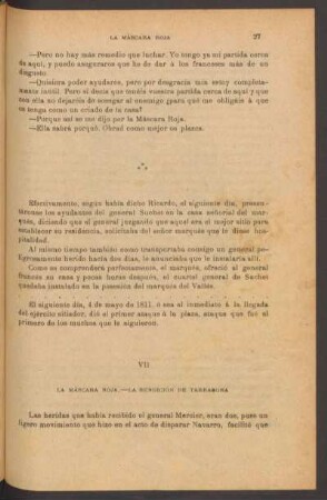 VII - La Máscara Roja. - Le rendición de Tarragona