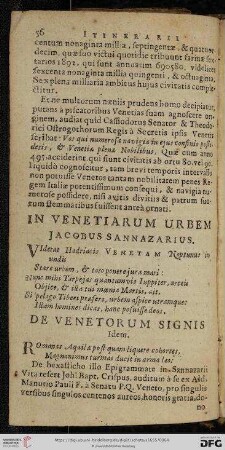 In Venetiarum urbem